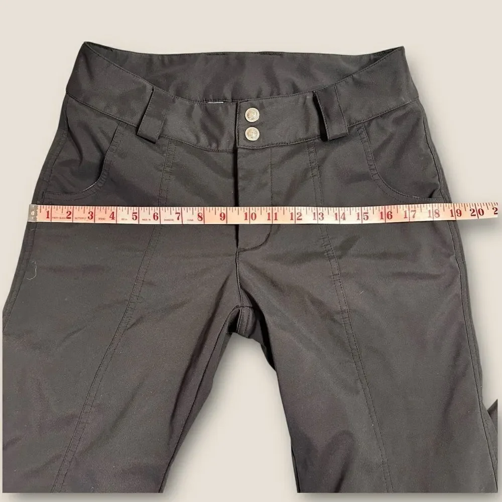 Marker Black Insulated Snow Ski Board Pants Size Small with belt.